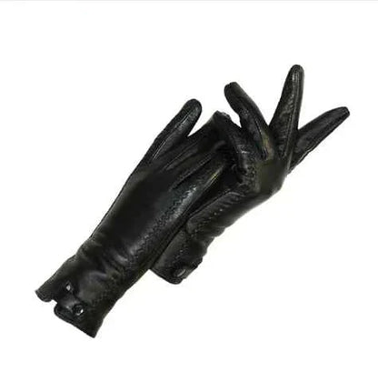 Classic Women's Leather Gloves - Pexav