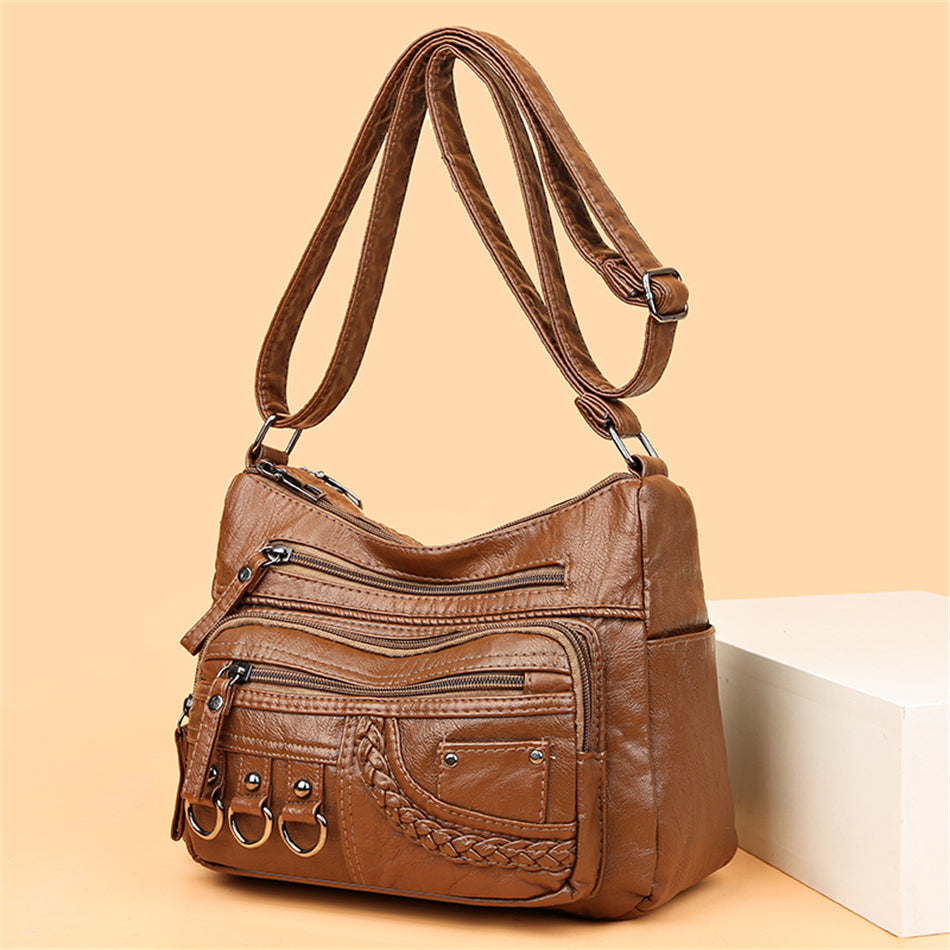 Classic Genuine Leather Women's Bag - Pexav