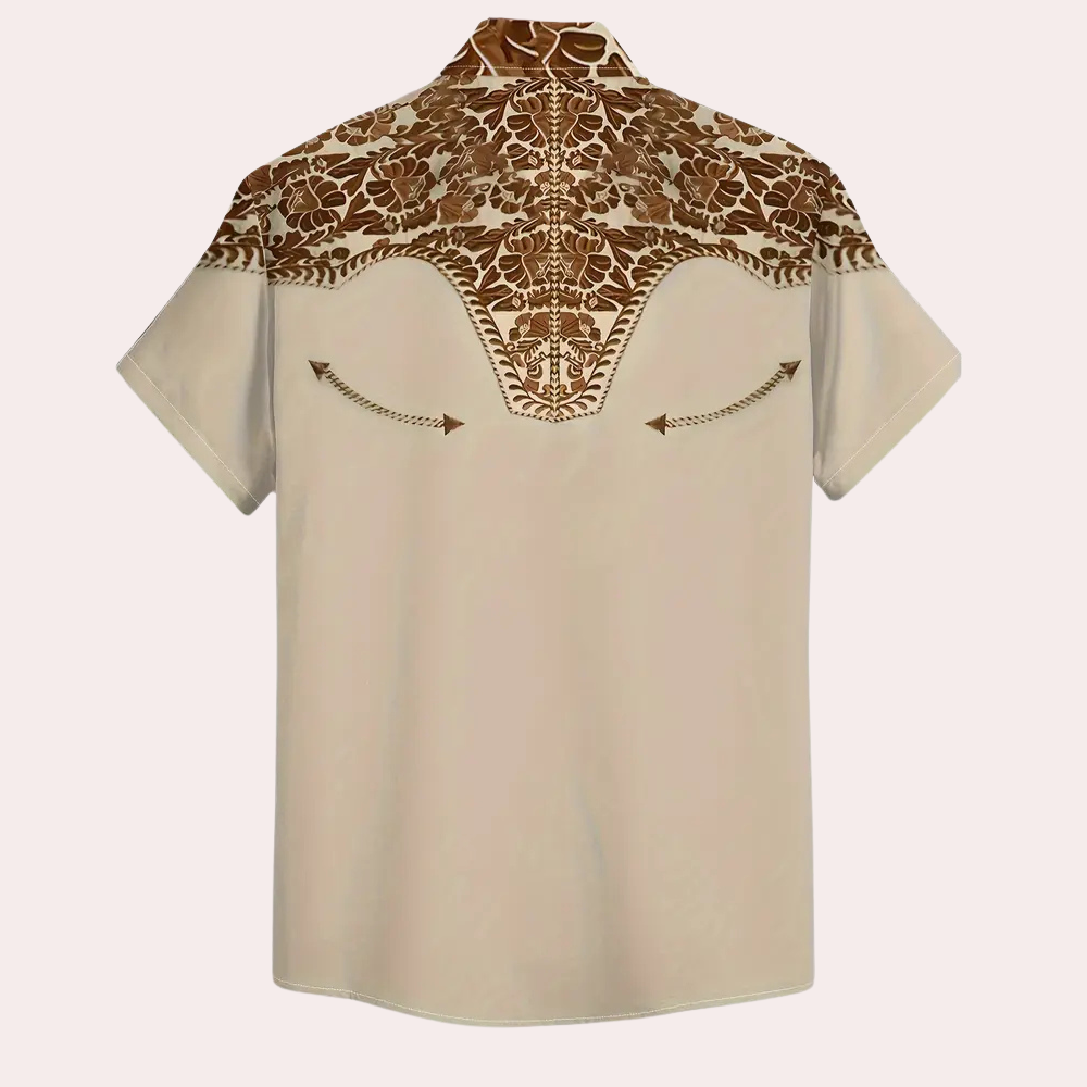 Vintage Men's Shirt - Victor-S-Nora Luxe
