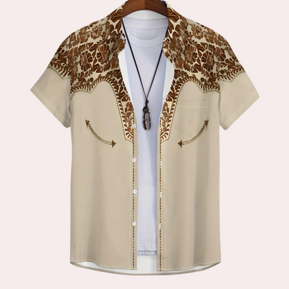 Vintage Men's Shirt - Victor-S-Nora Luxe