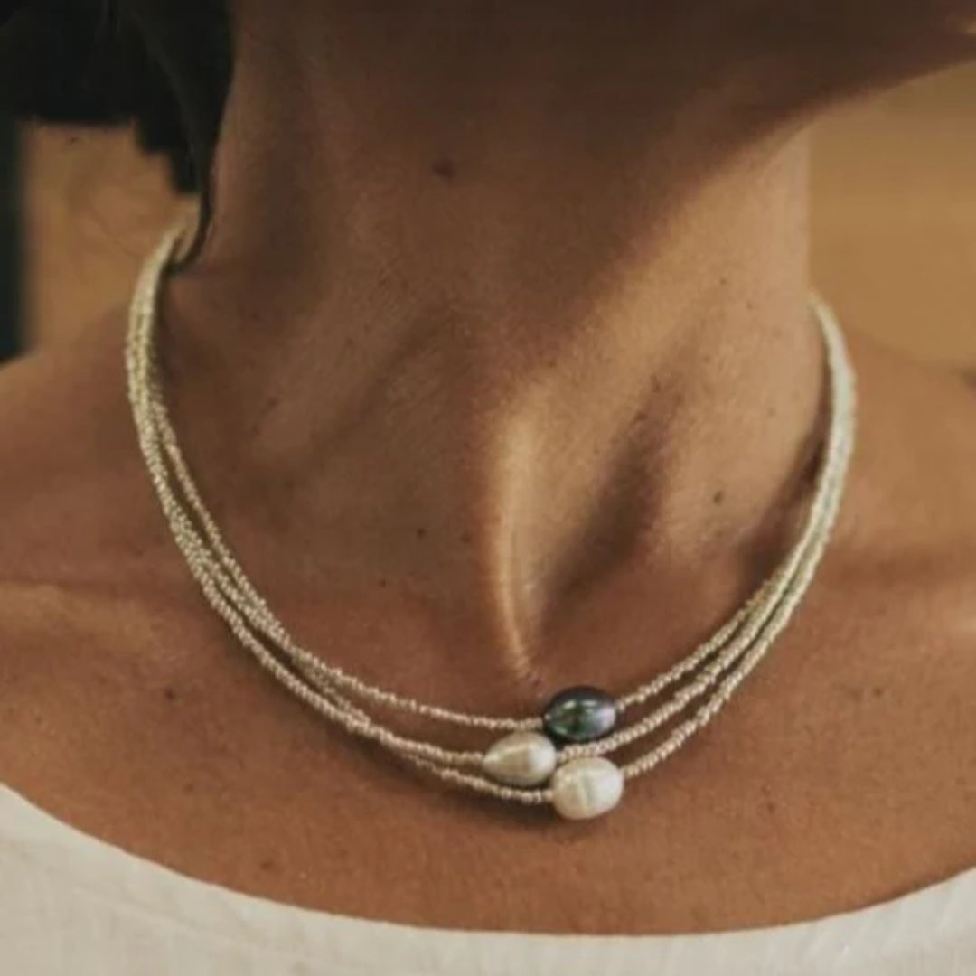 Classic Freshwater Pearl Elara Necklace - Pexav