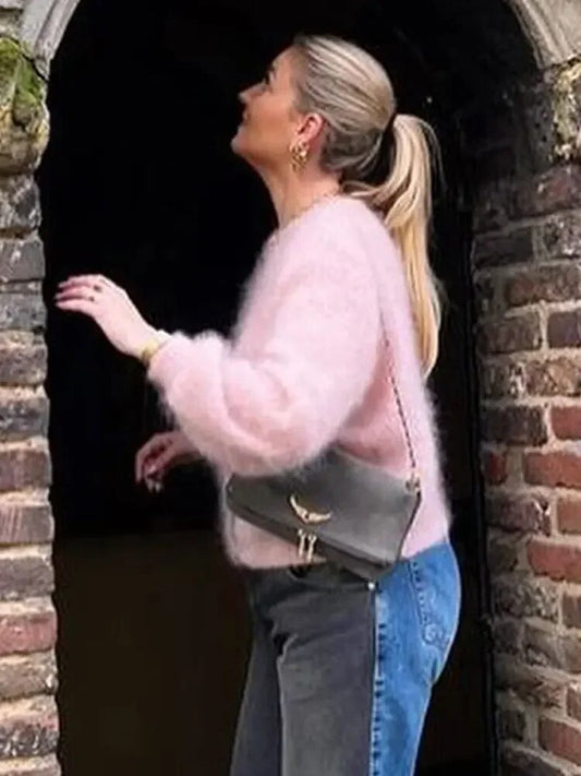 Soft Cozy Knitted Women's Cardigan - Rosie - Pexav
