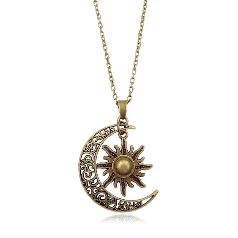Classic Celestial Pendant Necklace - Pexav