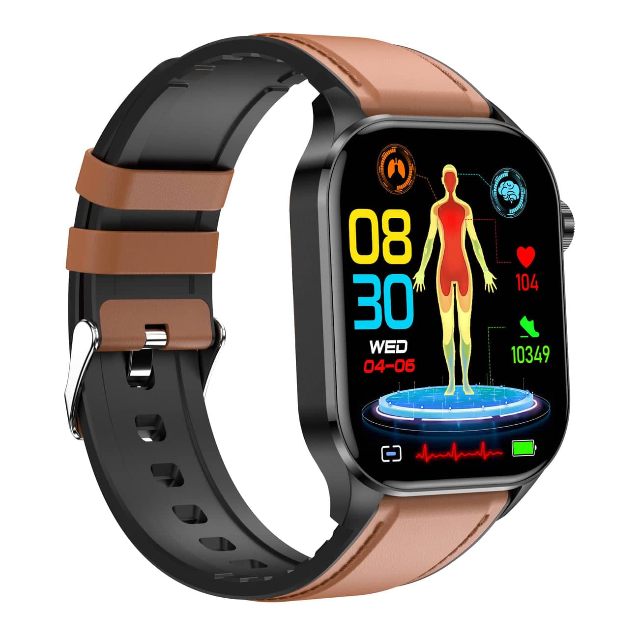 Advanced Fitness Smartwatch - Tracks ECG & Blood Pressure