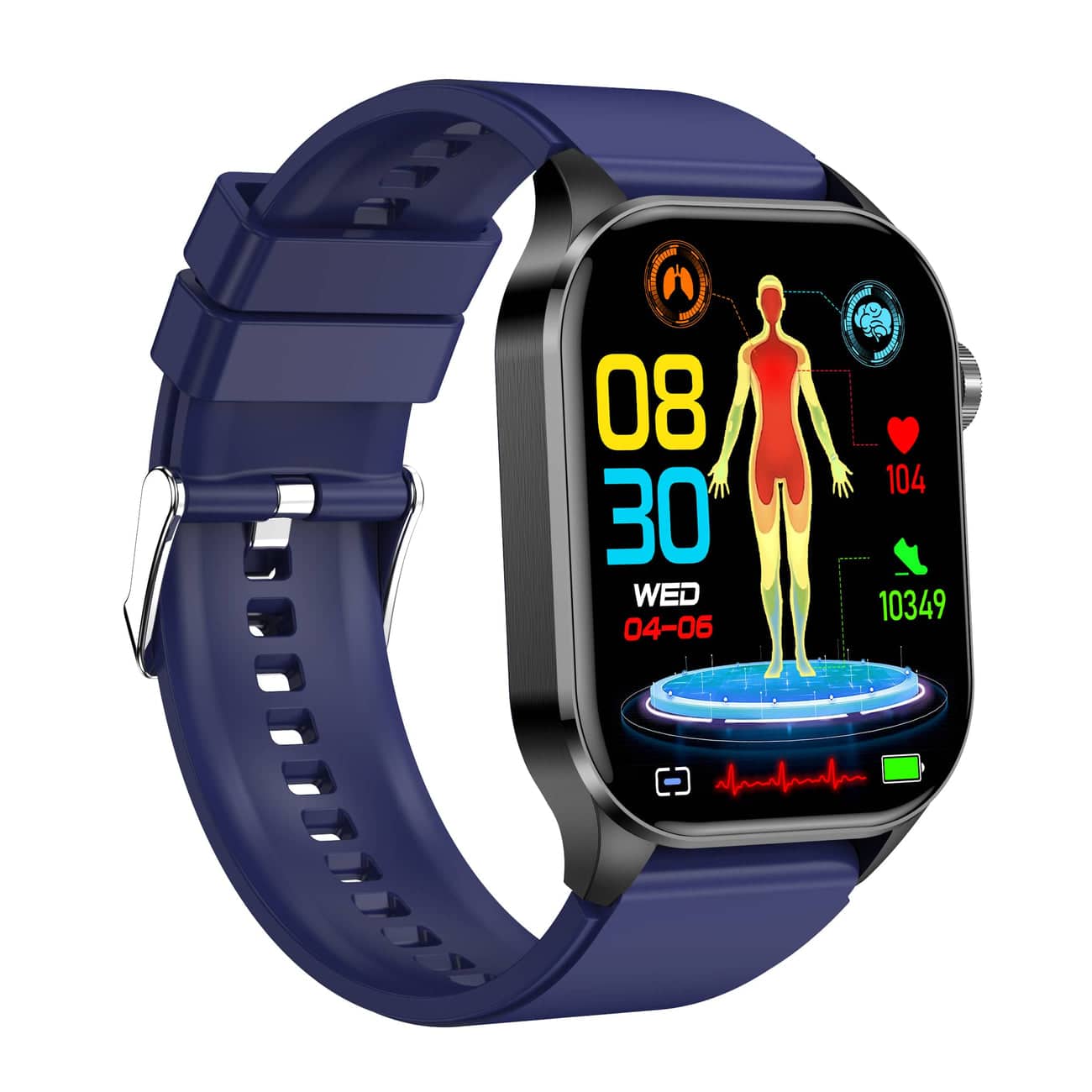 Advanced Fitness Smartwatch - Tracks ECG & Blood Pressure