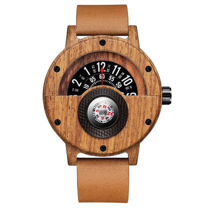 Unique Handcrafted Wooden Timepiece