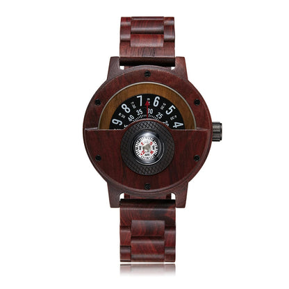 Unique Handcrafted Wooden Timepiece