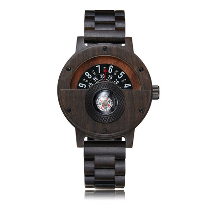 Unique Handcrafted Wooden Timepiece