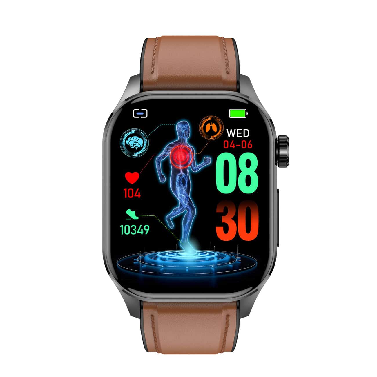 Advanced Fitness Smartwatch - Tracks ECG & Blood Pressure