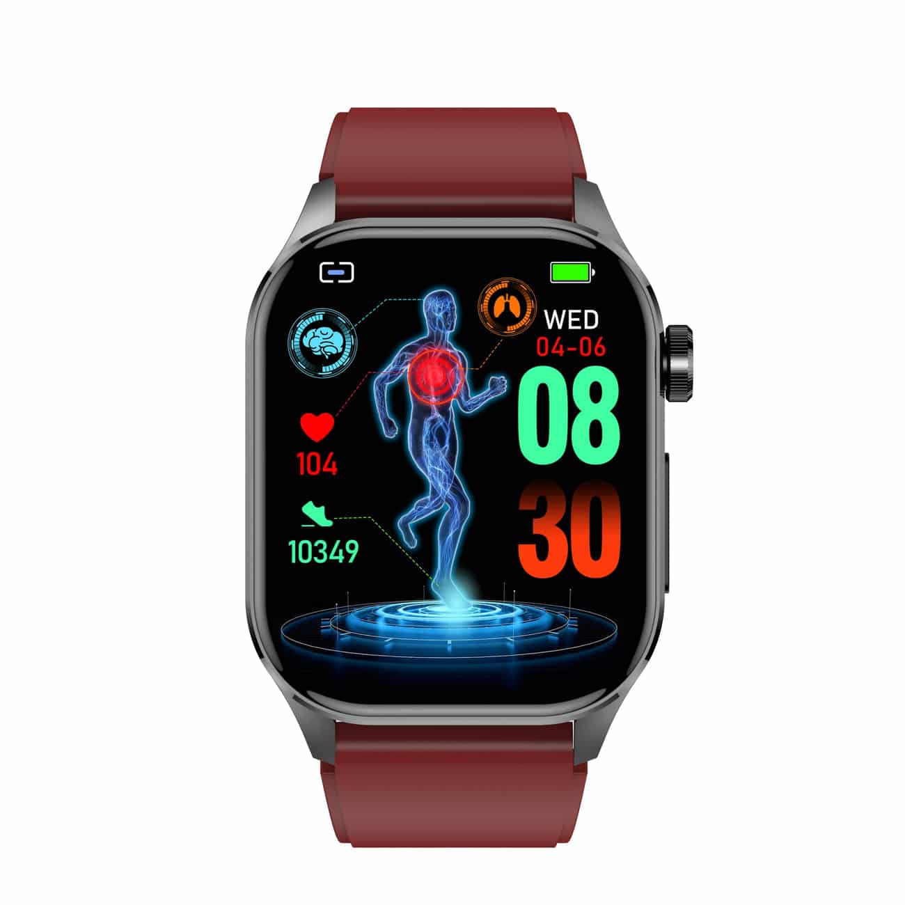 Advanced Fitness Smartwatch - Tracks ECG & Blood Pressure