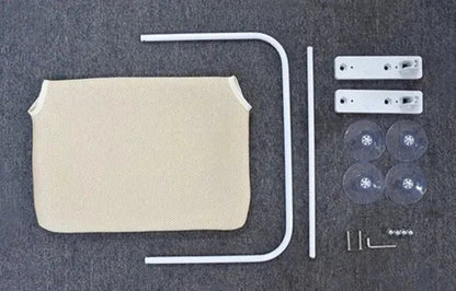 Wall-Mounted Hammock for Pets - SkyNap-Beige 11.81-17.72 inches-Nora Luxe