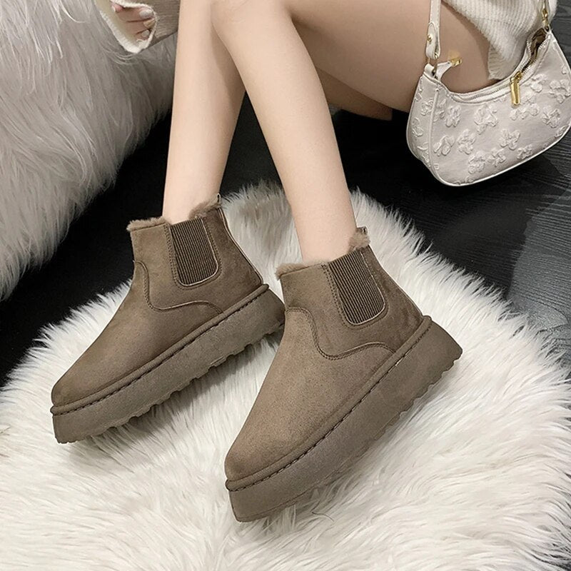Cozy Insulated Snow Boots for Women - Pexav