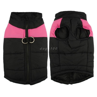Warm and Water-Repellent Dog Coat - WarmPaws-Pink-S-Nora Luxe