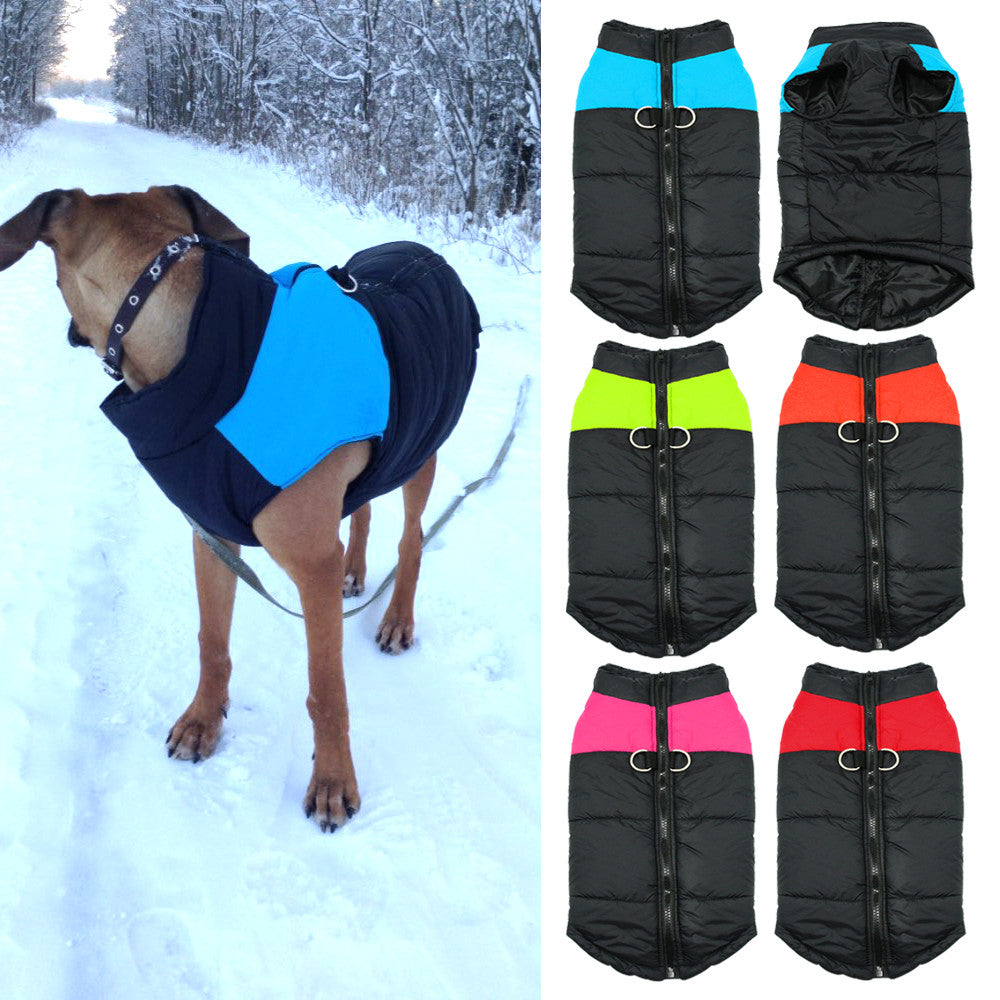 Waterproof Fleece Dog Jacket - Pexav