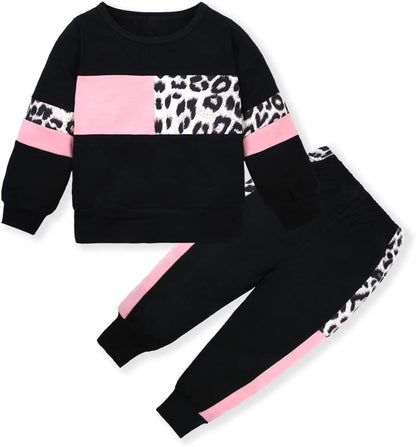 Warm Baby Sweater Set for Girls-Black-12-18 Months-Nora Luxe