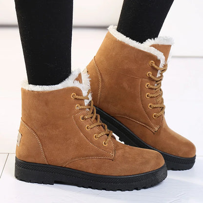 Comfy Women's Insulated Snow Boots - Pexav