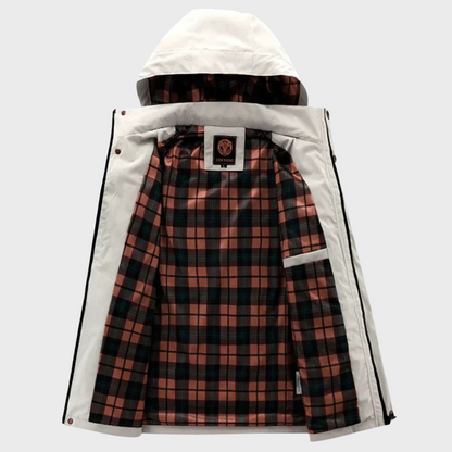 Warm Leisure Jacket for Men - Nicolas-White-S-Nora Luxe