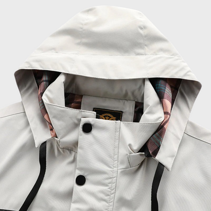 Warm Leisure Jacket for Men - Nicolas-White-S-Nora Luxe