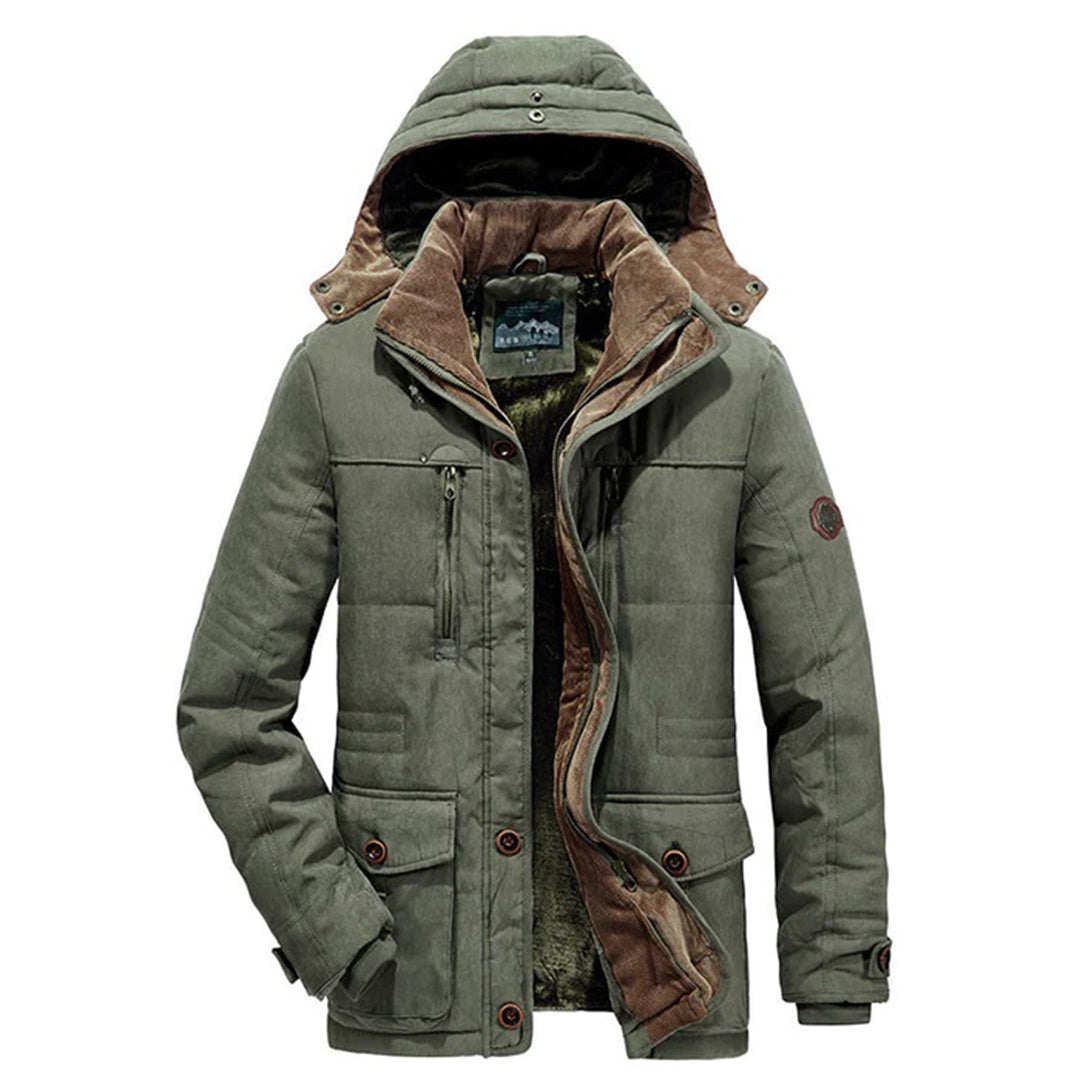 Thermal Men's Insulated Fleece Jacket - Pexav