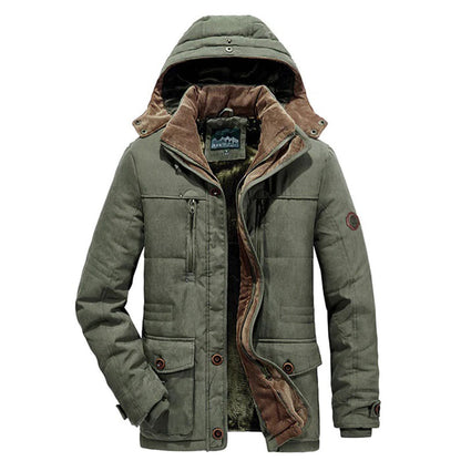 Thermal Men's Insulated Fleece Jacket - Pexav