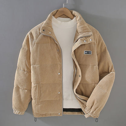 Insulated Quilted Mens Coat Everett - Pexav
