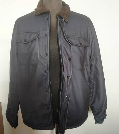 Warm Padded Men's Winter Jacket - Noah-Dark Gray-M-Nora Luxe