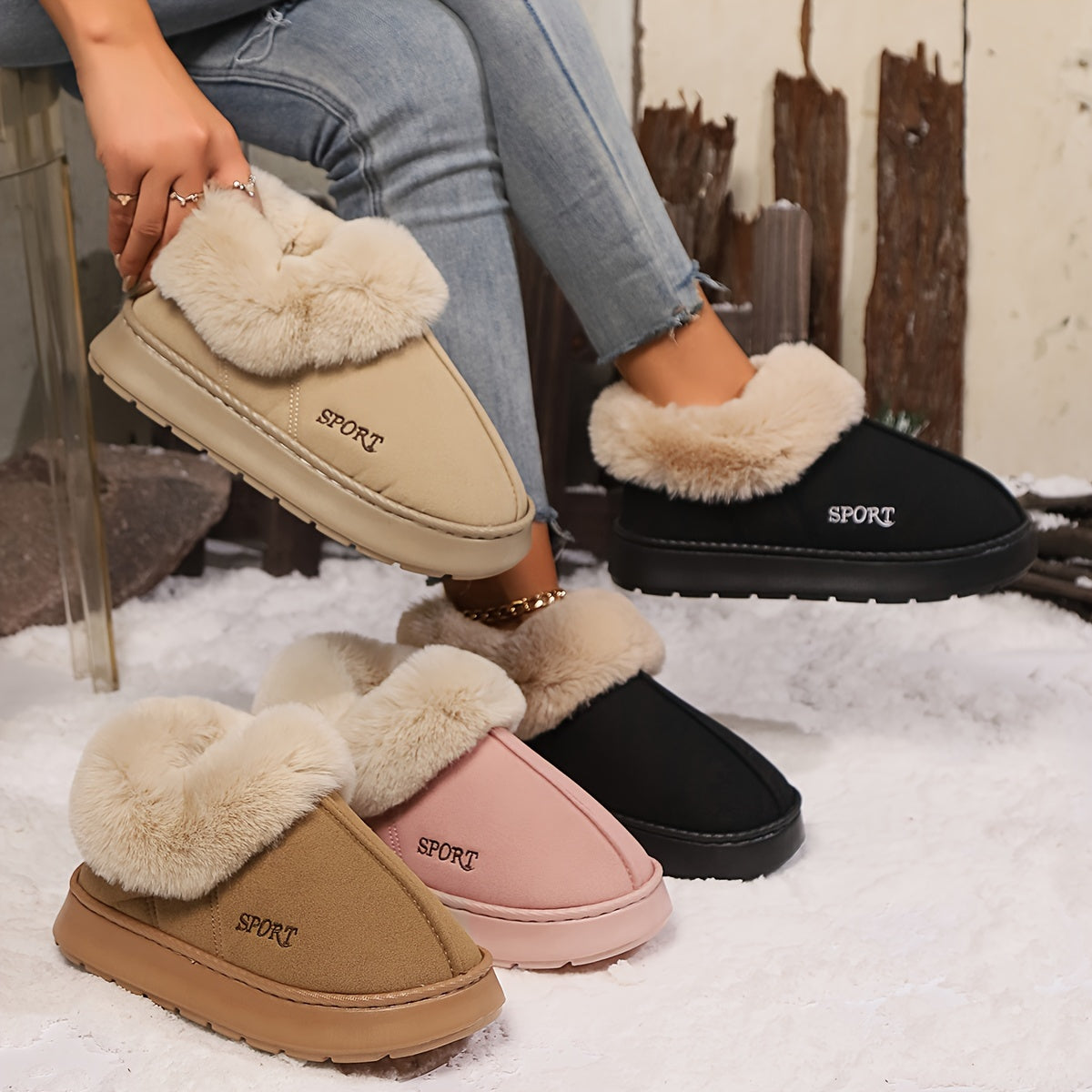 Cozy Soft Womens Slippers with Grippy Bottom - Pexav