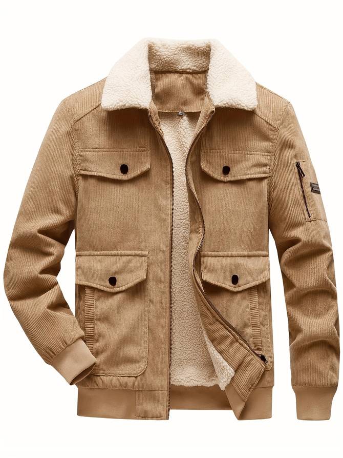 Cozy Mens Insulated Winter Coat - Pexav