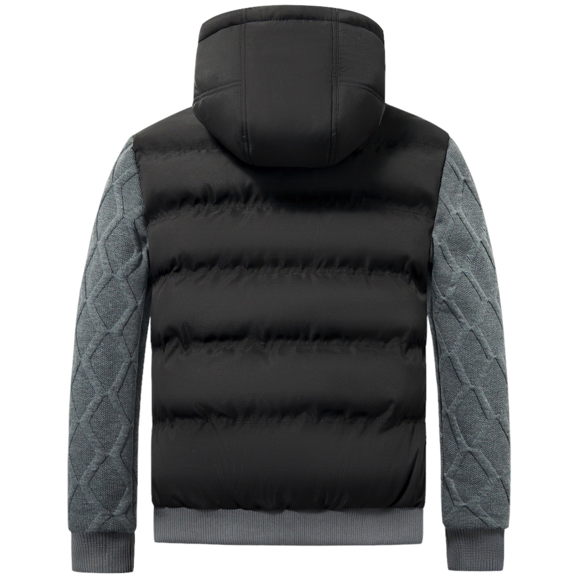Warm Winter Jacket for Men - Thorvald-Black-S-Nora Luxe