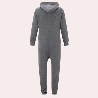Warm Winter Jumpsuit for Men - Axel-Green-S-Nora Luxe