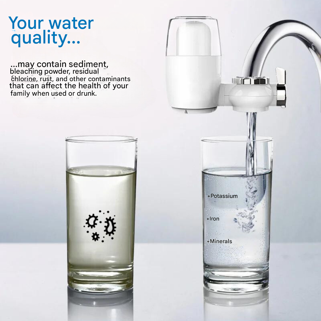 Water filter for Healthier Skin and Drinking Water Purification - AquaVital-Nora Luxe