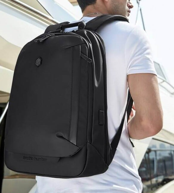 Secure Water Repellent Hiking Daypack with Hidden Pockets