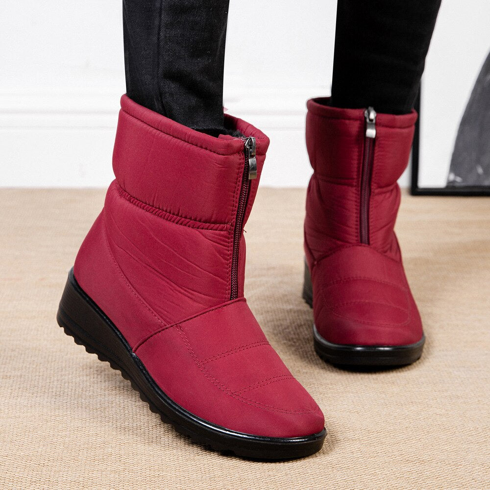 Insulated Warm Women's Winter Snow Boots - Pexav
