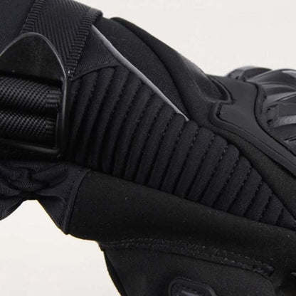 Waterproof Motorcycle Gloves for Winter - ShieldRide-Black-M-Nora Luxe