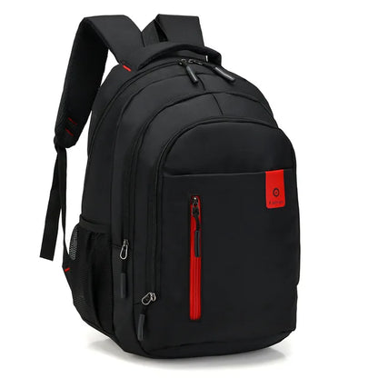 Waterproof Oxford Men's Backpack - UrbanGuard-Red-B-Nora Luxe