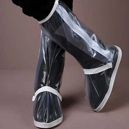 Waterproof Shoe Protectors - RainShield-White-S (4.0-4.5)-Nora Luxe