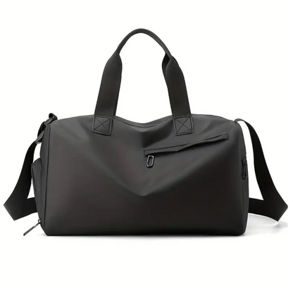 Waterproof Sports Bag with Shoe Compartment - FlexBag Pro-Black-Nora Luxe