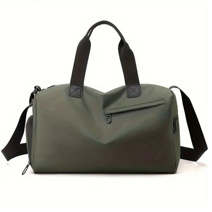 Waterproof Sports Bag with Shoe Compartment - FlexBag Pro-Green-Nora Luxe