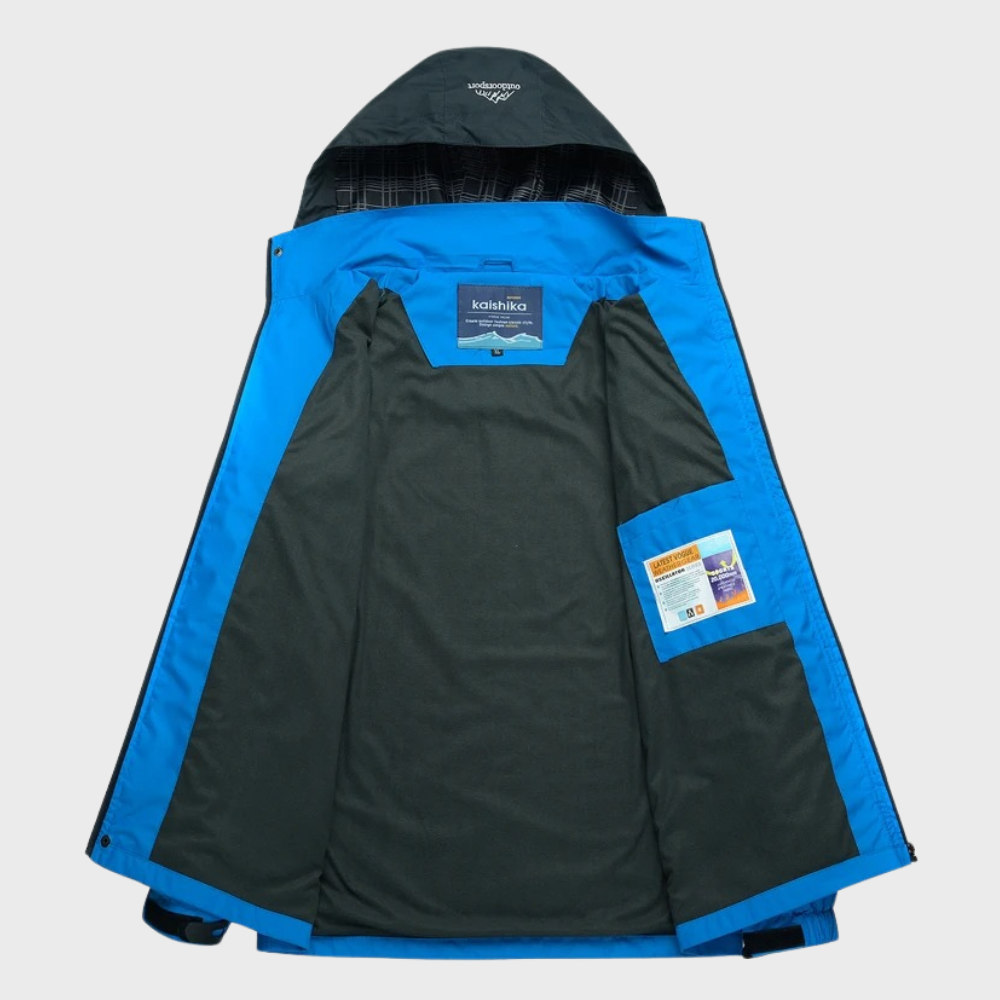 Breathable Men's Rain Windbreaker - StormGuard - Pexav