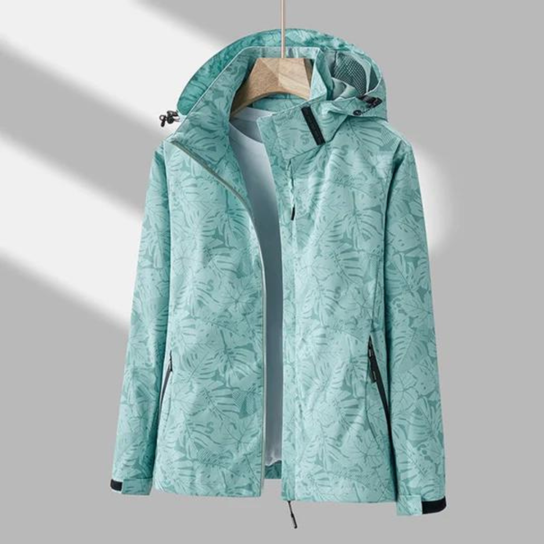 Waterproof Windbreaker for Women - Sophie-Blue-M-Nora Luxe