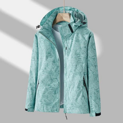 Waterproof Windbreaker for Women - Sophie-Blue-M-Nora Luxe