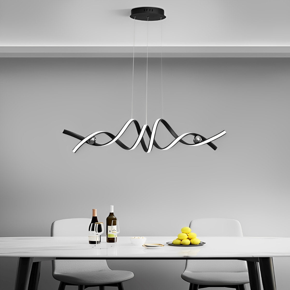 Sleek Modern Dimmable LED Pendant Light Fixture - Pexav