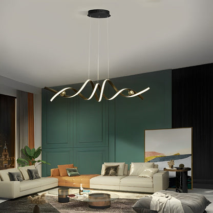 Sleek Modern Dimmable LED Pendant Light Fixture
