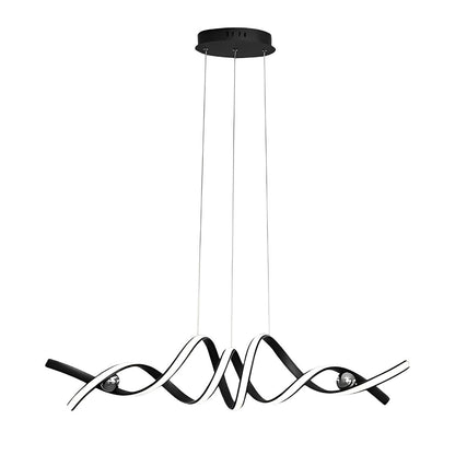 Sleek Modern Dimmable LED Pendant Light Fixture