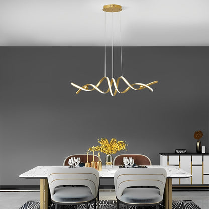 Sleek Modern Dimmable LED Pendant Light Fixture