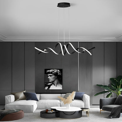 Sleek Modern Dimmable LED Pendant Light Fixture