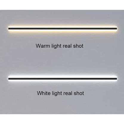 Weather-resistant Outdoor Wall Lamp - RainGuard Light-Warm White-11.81 × 3.54 in (9W)-Nora Luxe