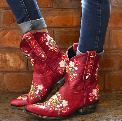 Rugged Western Cowboy Boots - Sierra - Pexav