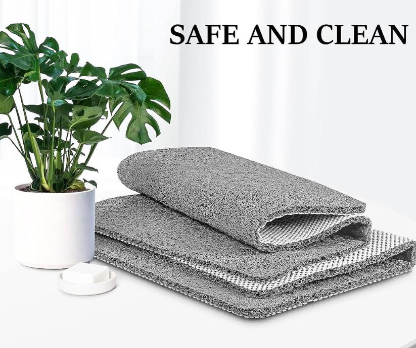 Soft Grip Bathroom Shower Mat with Fast Drainage Support