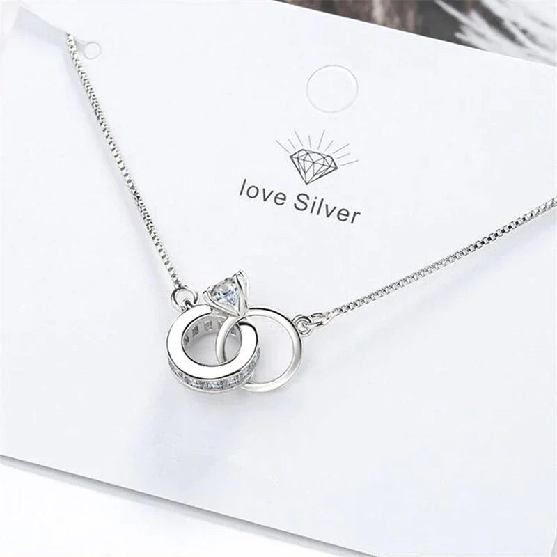 Wedding Ring Pendant Bracelet | Elegant & Versatile Design-Nora Luxe